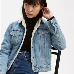 Levi’s woman’s Sherpa jean jacket